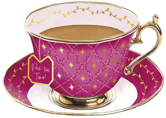TIme for Tea Cups - Par-tea Time Fuschia