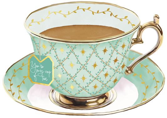 TIme for Tea Cups - You're my cup of Tea Duck Egg