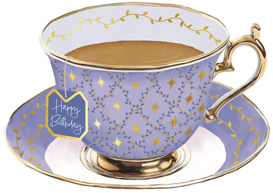 TIme for Tea Cups - Birthday Brew Light Blue