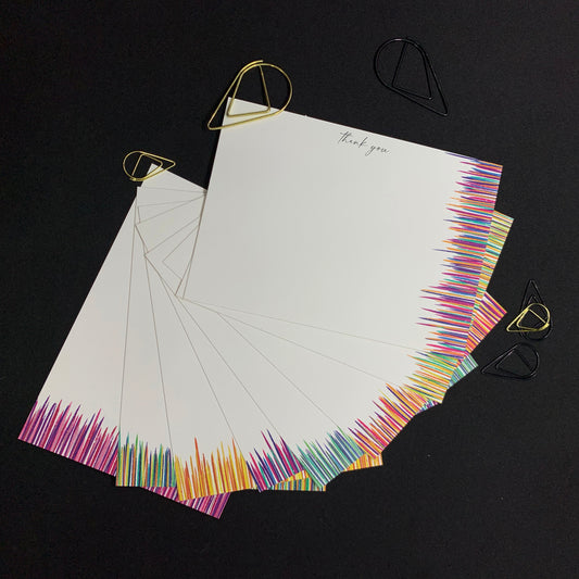 Bright Paint Box Thank You Cards