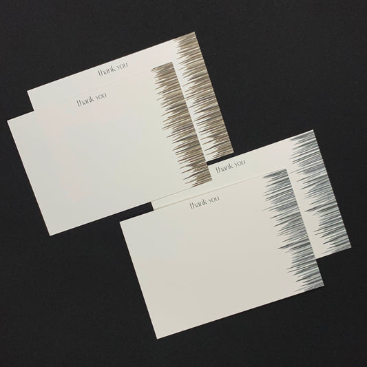 Natural Paint Box Thank You Cards
