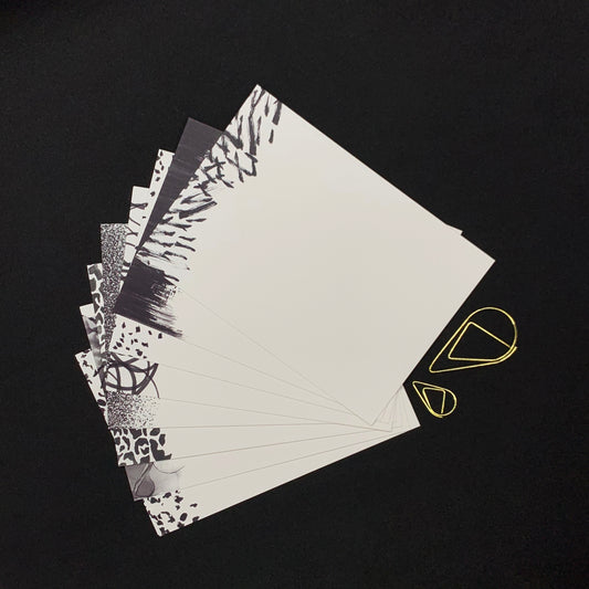 Monochrome Print Notecards