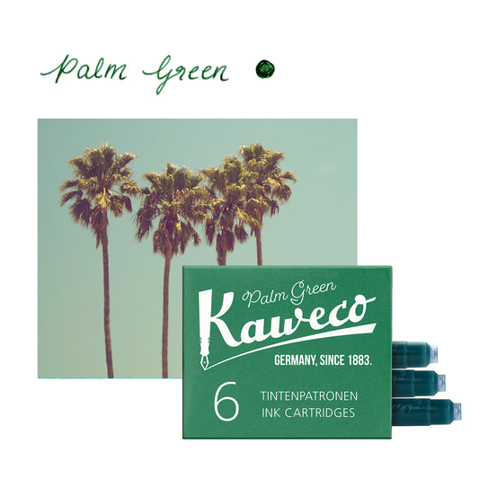 Kaweco Palm Green Ink Cartridge (Pack of 6)