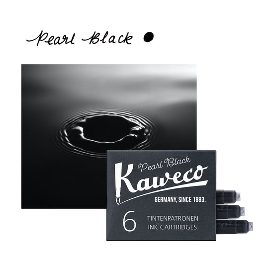 Kaweco Pearl Black Ink Cartridge (Pack of 6)