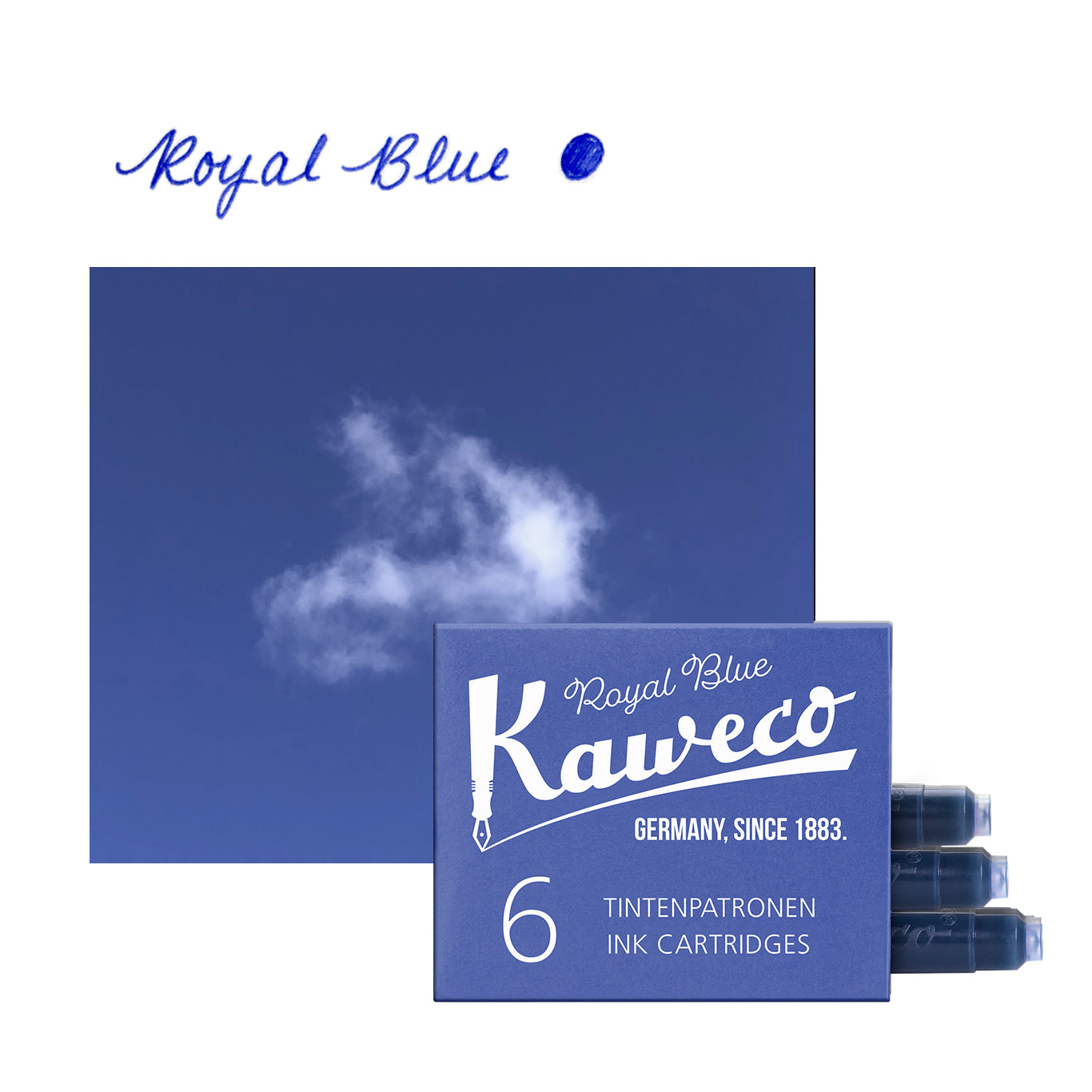 Kaweco Royal Blue Ink Cartridge (Pack of 6) – Grace Jackson Retail
