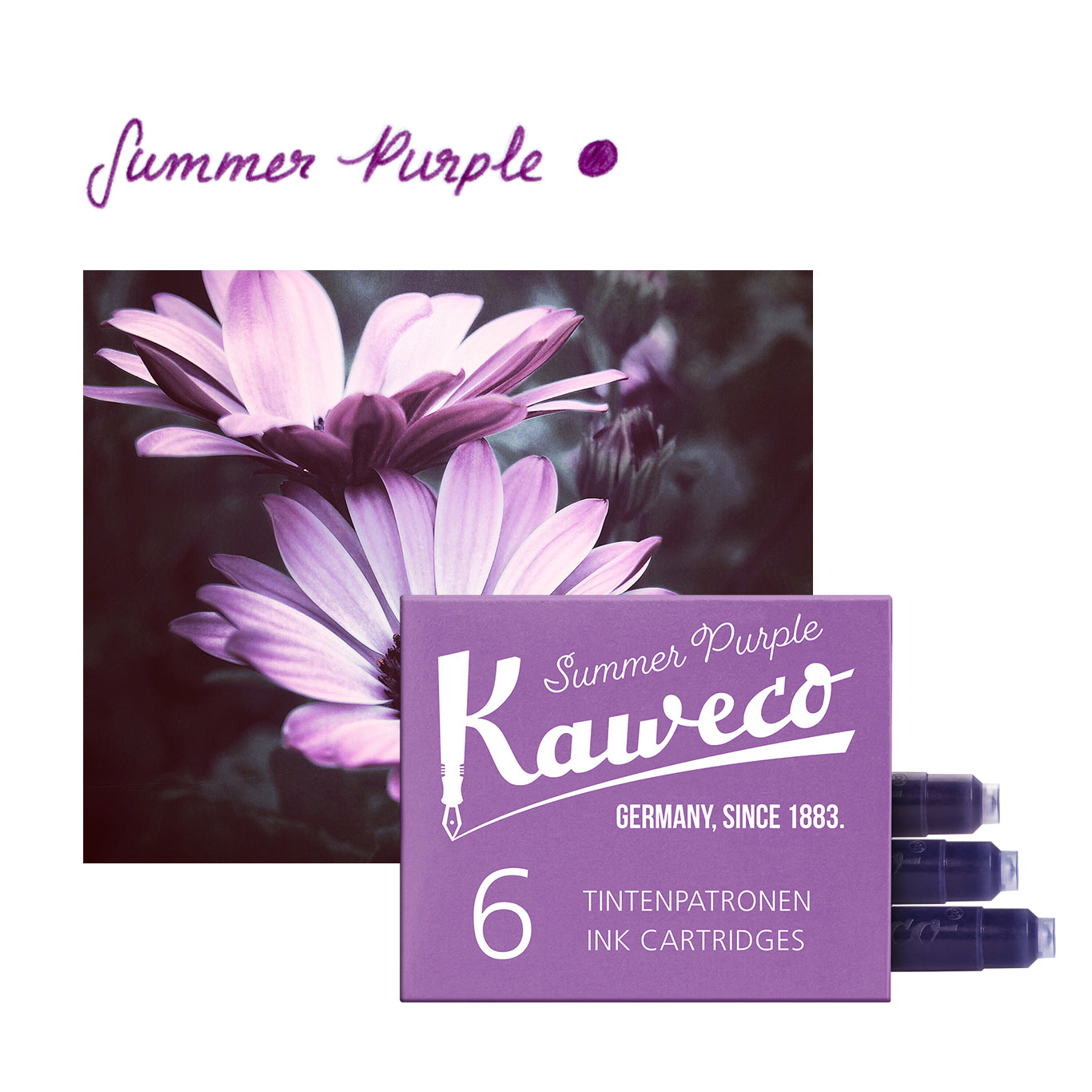 Kaweco Summer Purple Ink Cartridge (Pack of 6) – Grace Jackson Retail