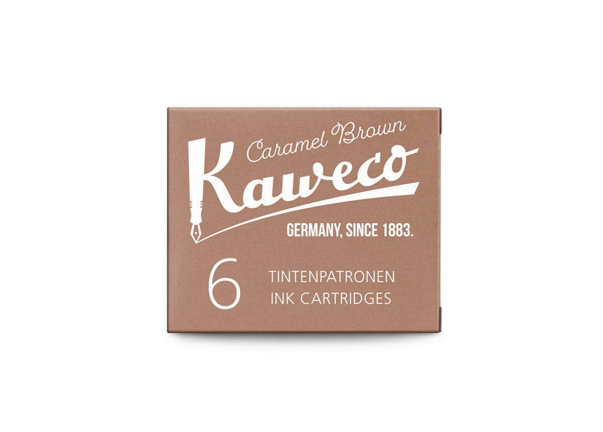 Kaweco Caramel Brown Ink Cartridge (Pack of 6)