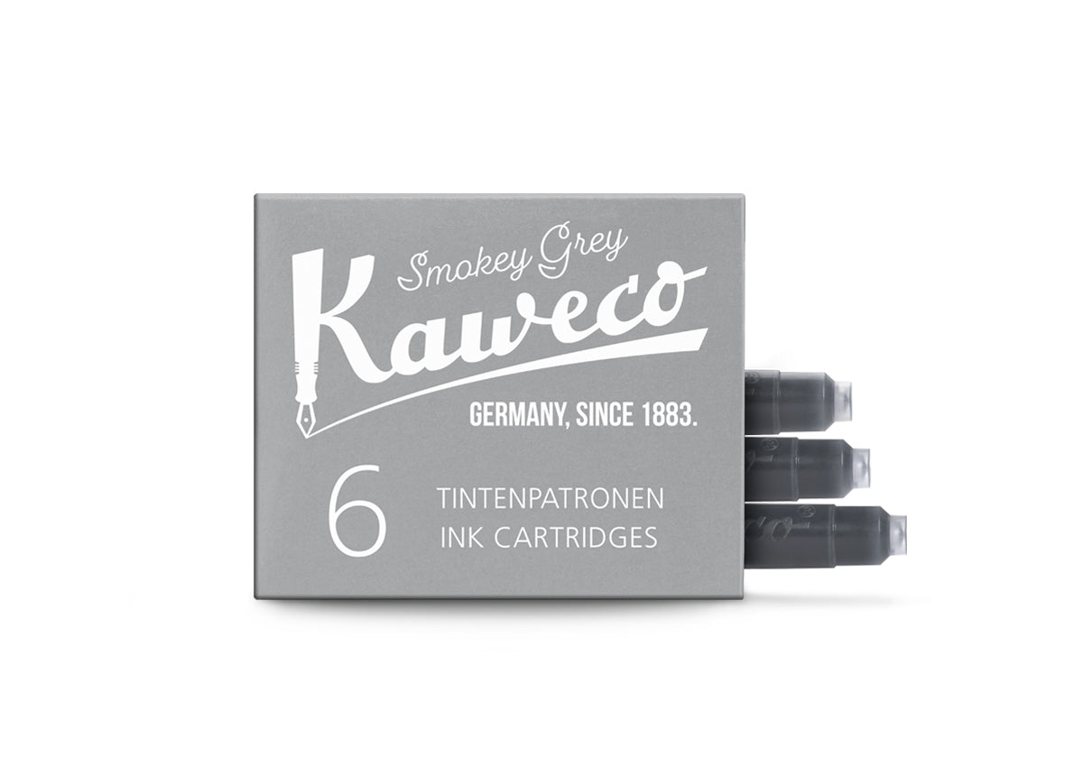 Kaweco Smokey Grey Ink Cartridge (Pack of 6)
