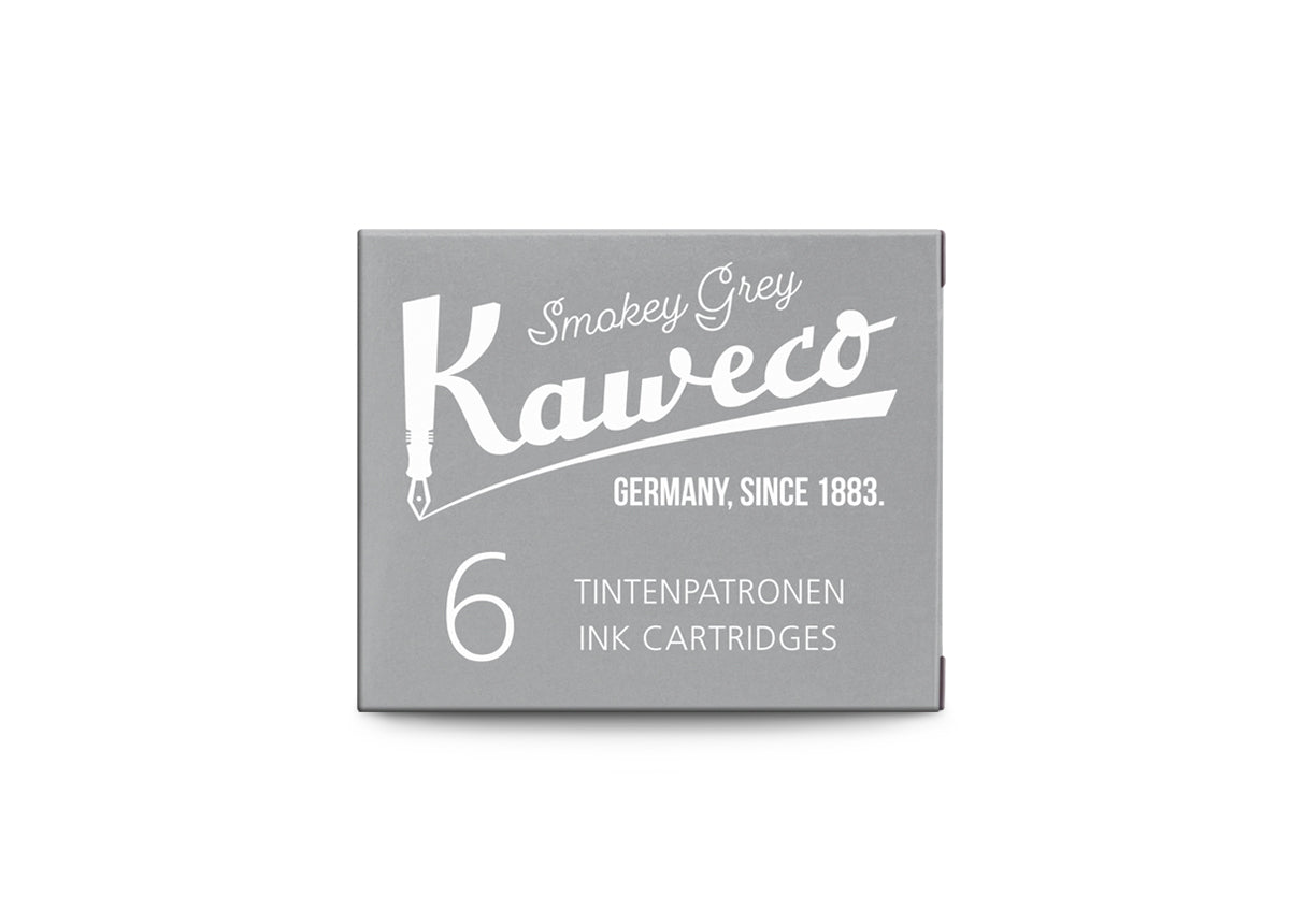 Kaweco Smokey Grey Ink Cartridge (Pack of 6)